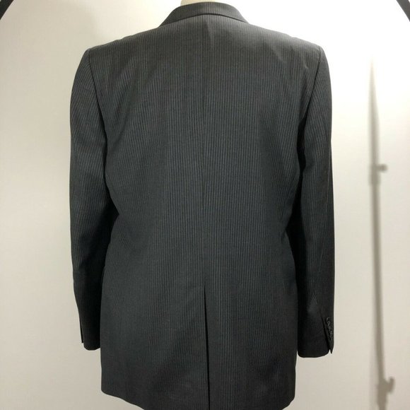Brooks Brothers Fitzgerald Blazer 42L Gray Stripe - Picture 3 of 8